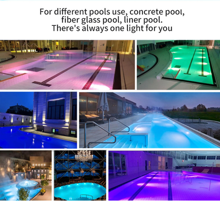 Van duurzame RGB LEIDENE van 6W LEIDENE Zwembad Lichte, Veelkleurige Inground Pool Lichte Inrichting
