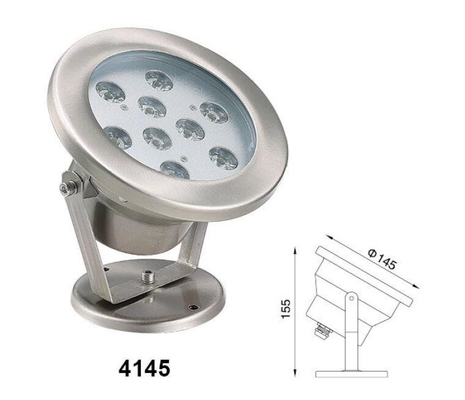 145x155mm Onderwatervleklichten, Lage het Voltage Onderwater LEIDENE van 9W Lichten