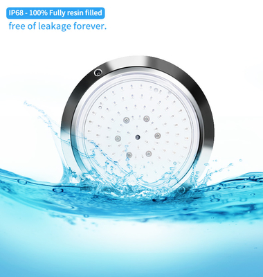 Waterproof 12 Volt Wall Mounted LED Pool Light 120MM SS316L Material