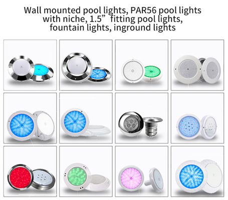 Anti UV 6W 10W Spa Pool Lights , 150MM Surface Mount LED Pool Light